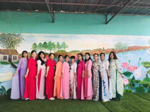 hinh ao dai sen